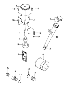Fh601v-Bs27 Lubrication Equipment Diagram and Parts List for M48-KW 53AI8CTV750-23HP Cub Cadet Lawn Tractor